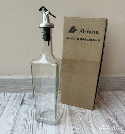 Бутылка с дозатором для масла соуса 500 мл