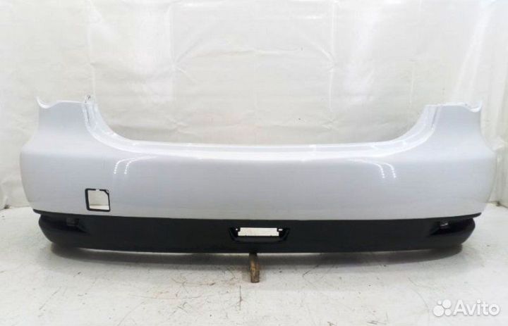 Бампер задний Nissan Almera G15 2012-2018 белый