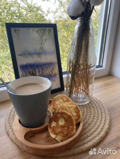 Менажница для сервировки чая деревянная