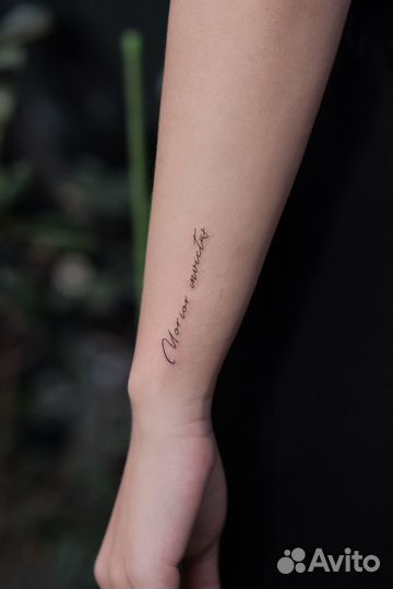 Тату мастер в стиле тонкая графика