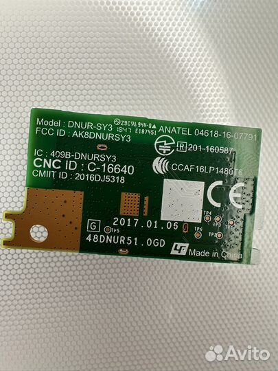 WiFi / Bluetooth модуль dnur-SY3 KDL-43WF665