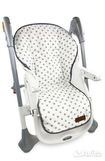 Стульчик для кормления rant melody mineral silver