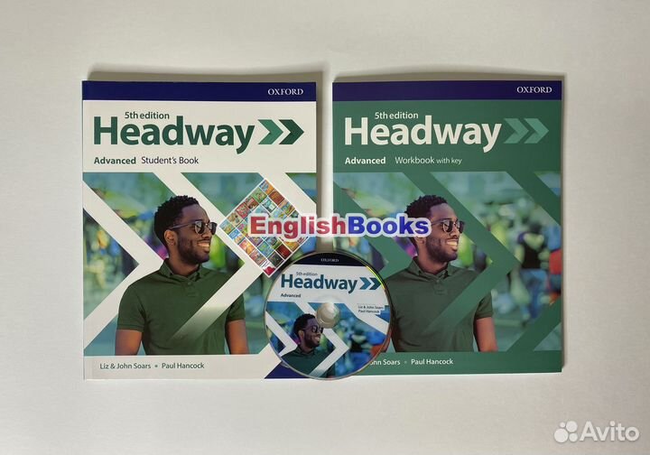 Headway 5ed advanced, комплект (SB,WB,CD)