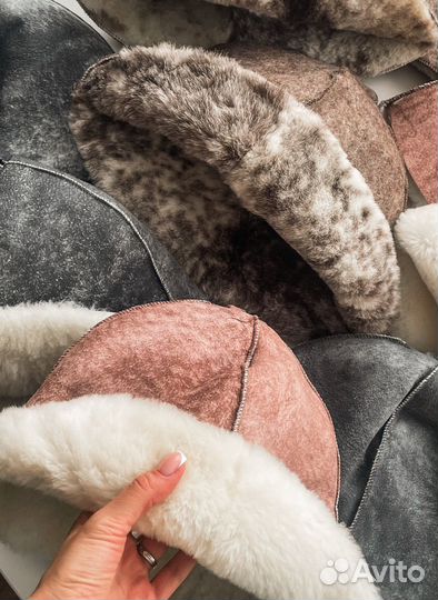 Банные шапки из овчины и войлока