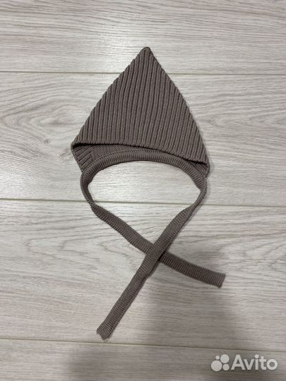 Шапочка эльф Чепчик для новорожденного вязаный ROE