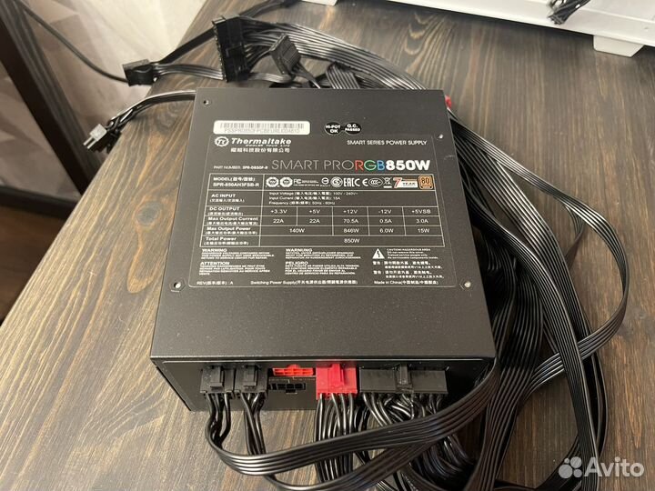 Блок питания termaltake SMART rgb pro850w