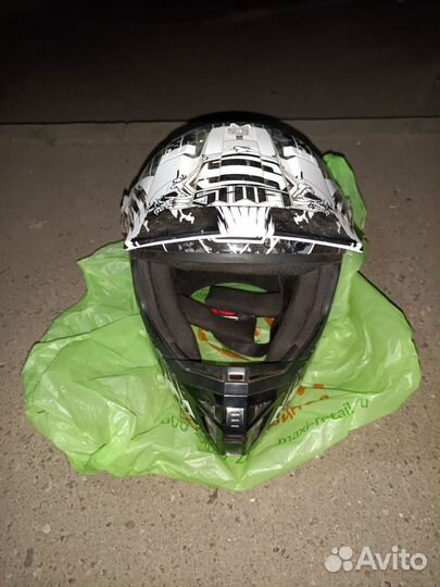 Шлем для мотокросса бу