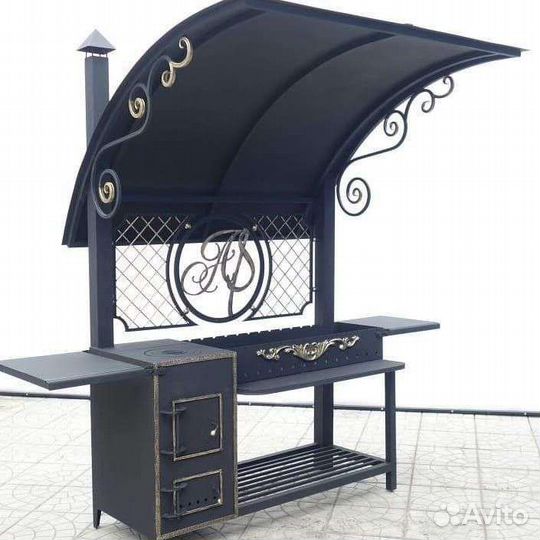 Мангал с навесом