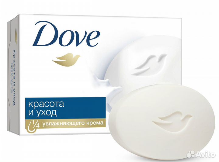 Крем мыло dove - кремовое, увлажняющее мыло