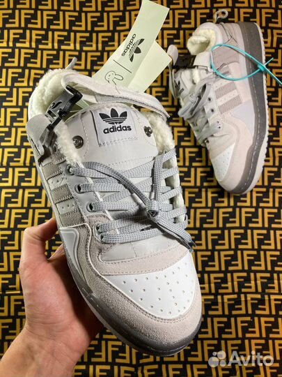 Adidas forum low bad bunny утепленные