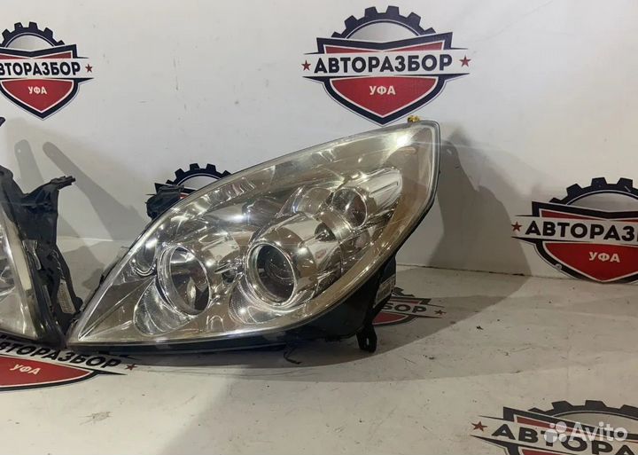 Фара левая opel vectra C 05-08 хром светлый
