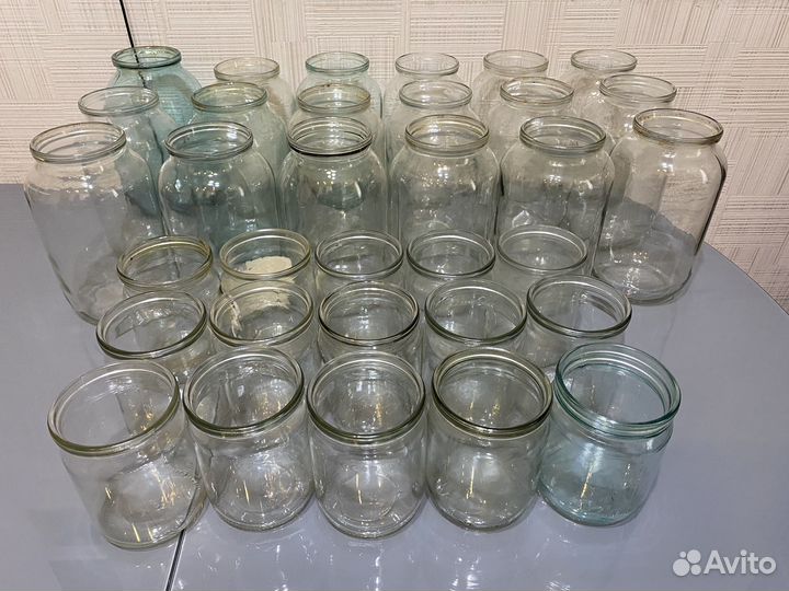 Банки для консервации 0,5 литра, 1,5 литра