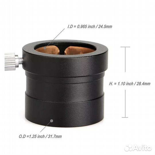 Адаптер для окуляра телескопа svbony 1.25