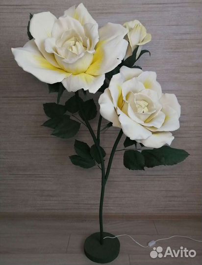 Ростовой светильник торшер Кустовая Роза