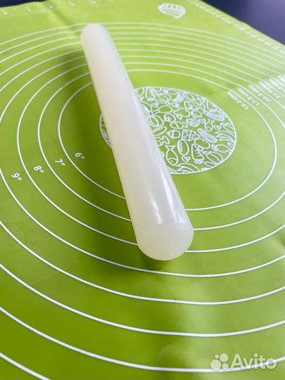 Комплект коврик для теста и акриловая скалка