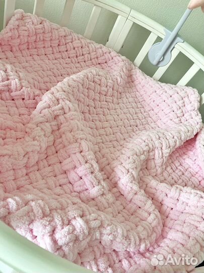 Плед детский мягкий из ализе пуффи