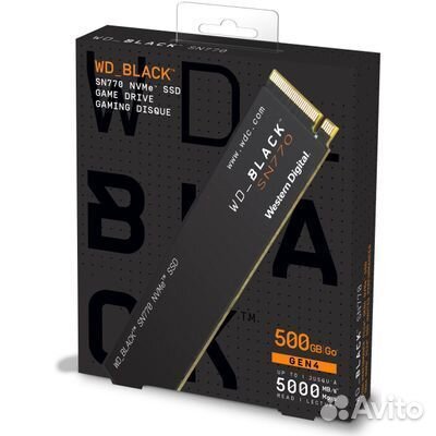 M.2 SSD накопитель Western Digital WD Black SN770
