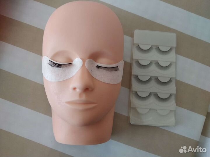 Манекен для наращивания ресниц