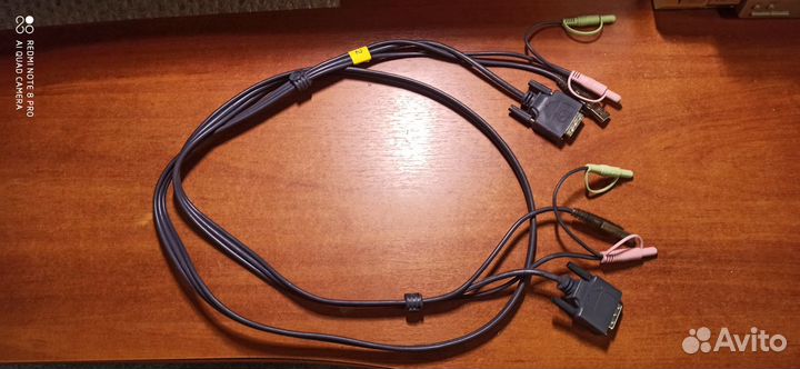 KVM Кабель с Интерфейсами USB,DVI-D Single Link