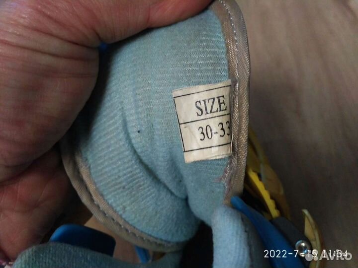 Роликовые коньки детские раздвижные