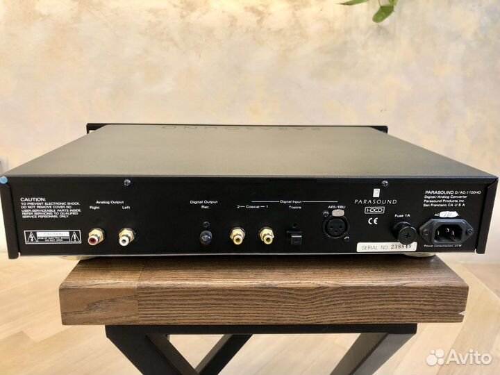 Parasound D/AC 1100HD, 220v. Профессиональный DAC