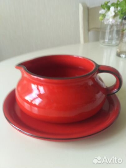 Соусник и тарелка керамика югославская