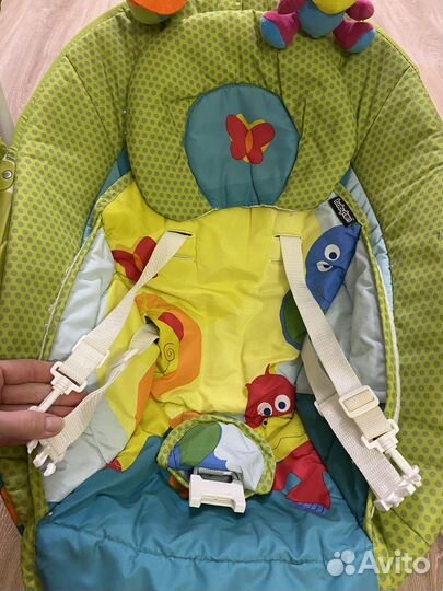 Детские электронные качели шезлонг