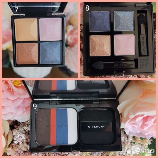 Тени для век. Румяна Компактные