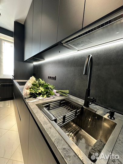 Кухня угловая с подсветкой