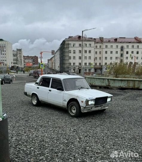 ВАЗ 2107 1.5 МТ, 2005, битый, 222 222 км