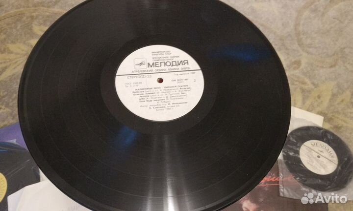 Пластинки выпуска 1985-1989 года