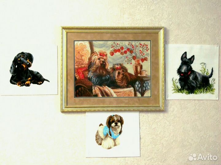 Собаки вышивка крестом