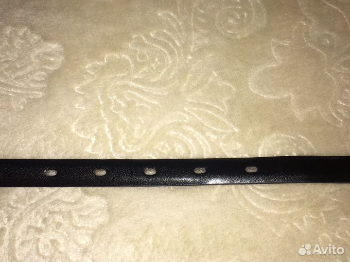 Ремень женский кожаный, Mayer, черный