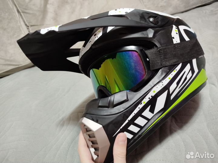 Мотошлем кроссовый m