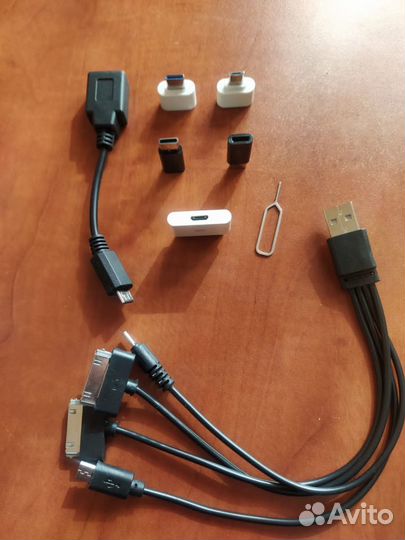 Переходник с Micro Usb на Type-C, Lightning