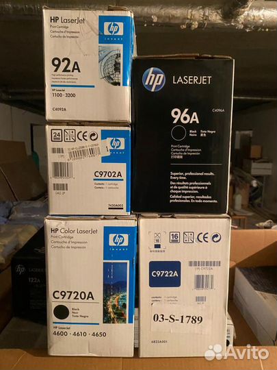 Картриджи HP LaserJet