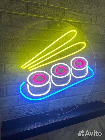Неоновая вывеска для бара