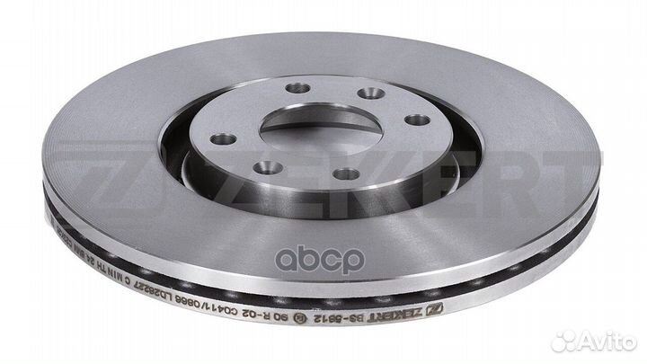 Диск торм. перед. Citroen C4 04- Peugeot 207 07