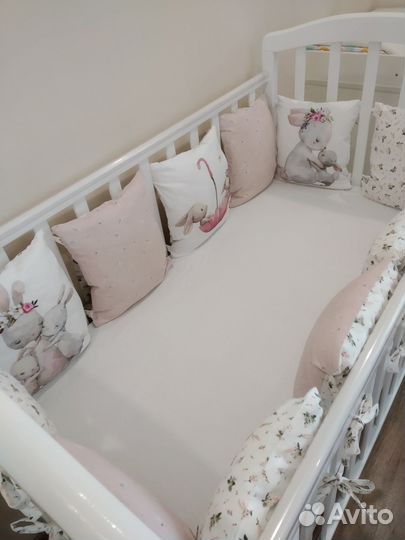 Бортики в кроватку