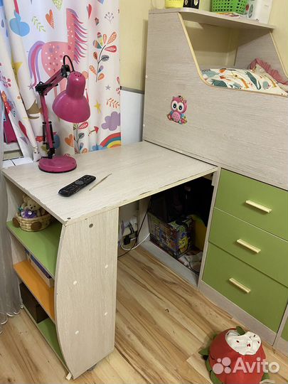 Кровать-чердак+стол