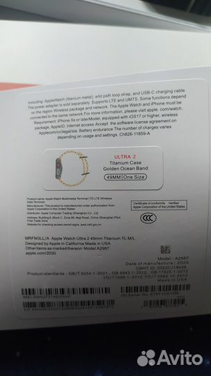 Часы apple watch ultra 2 49mm