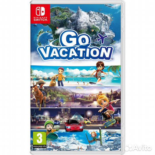 Go Vaction, nintendo игра, запечатанная