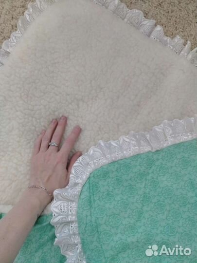 Конверт одеяло теплое на выписку