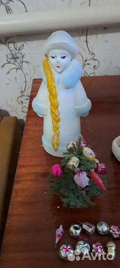 Дед Мороз СССР и Снегурочки,елки и елочные игрушки