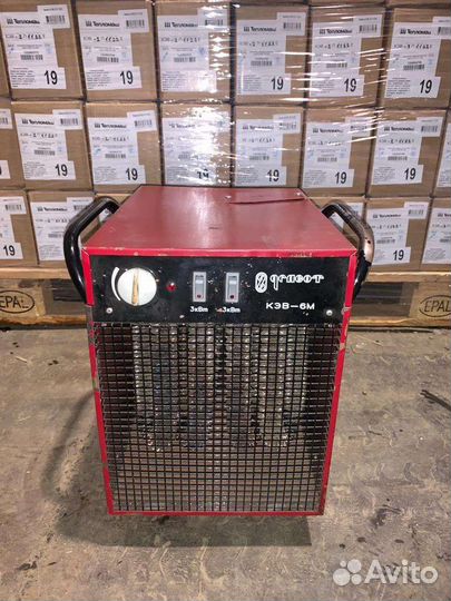 Тепловентилятор электрический 6 квт 220 w