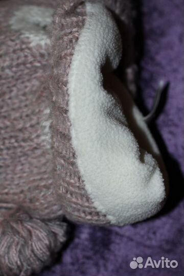 Шапка сова на девочку