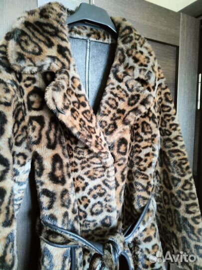 Шуба из экомеха женская