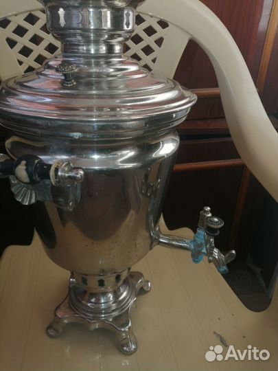 Самовар латунный 1959г. электрический