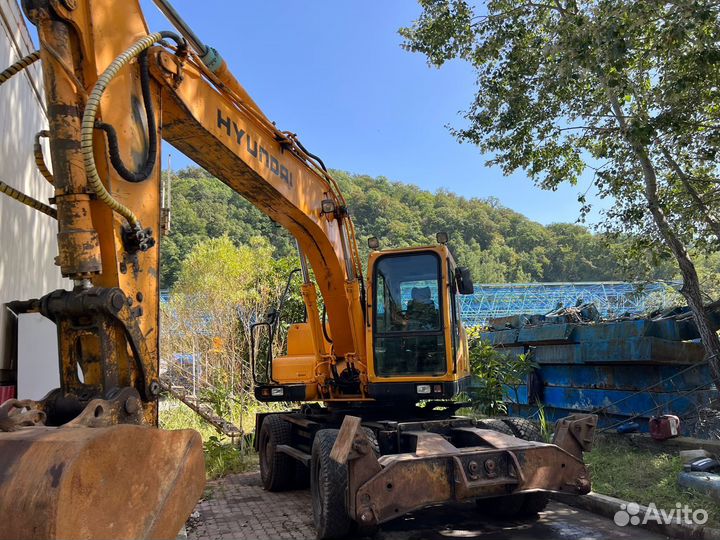 Колёсный экскаватор Hyundai R170W-7, 2007