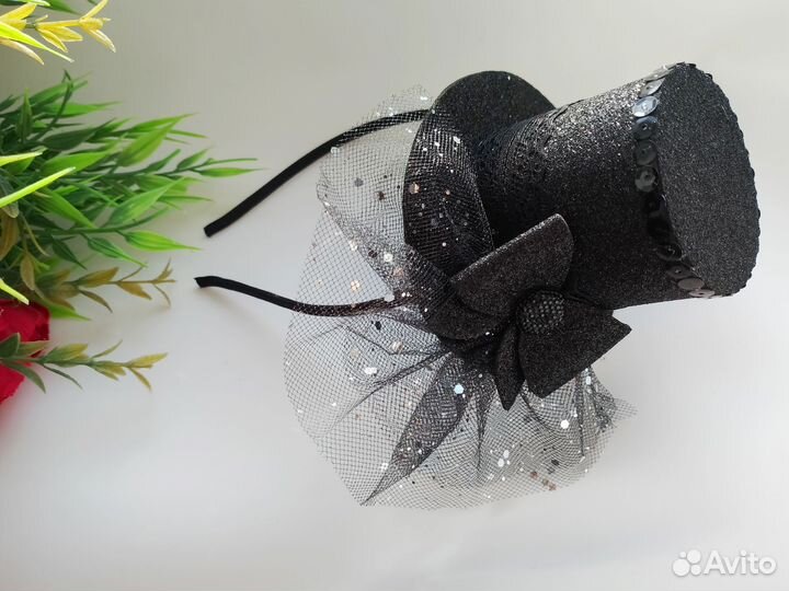 Шляпка для девочек модниц на утренник